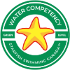 Green swimming badge
