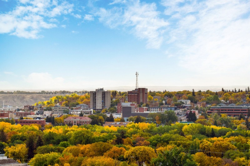 Fall view from Crescent Heights